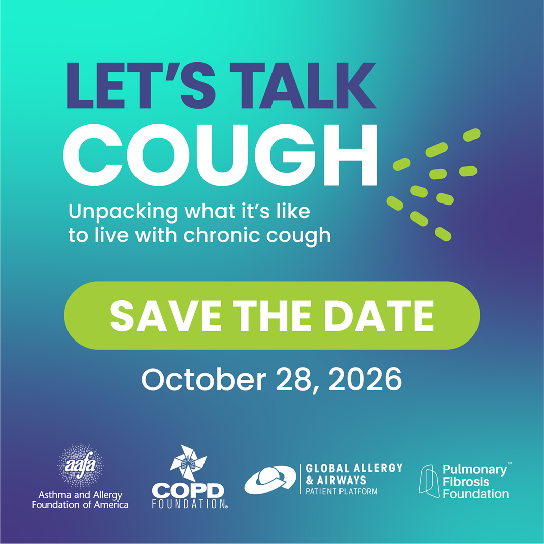 Let's Talk Cough Save the Date October 28, 2026