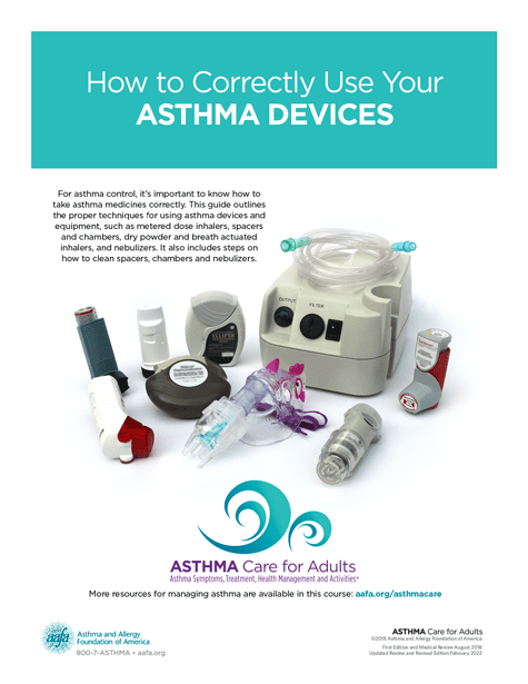 How to correctly use your asthma devices
